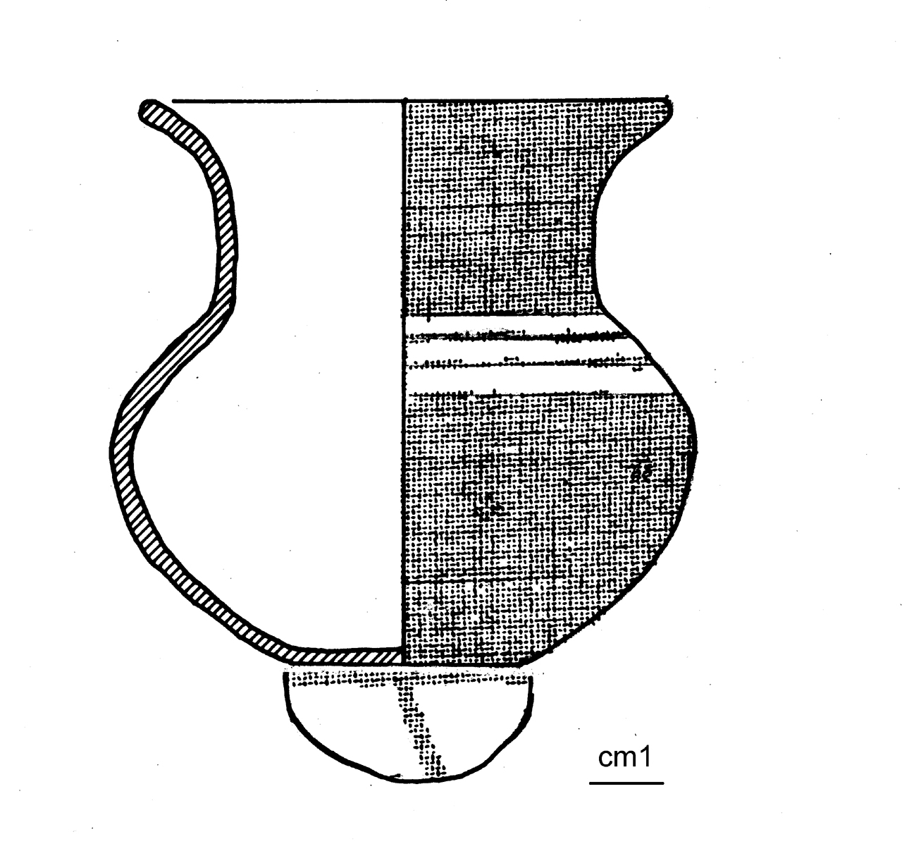 bicchiere - cultura di Golasecca (seconda metà VI a.C)