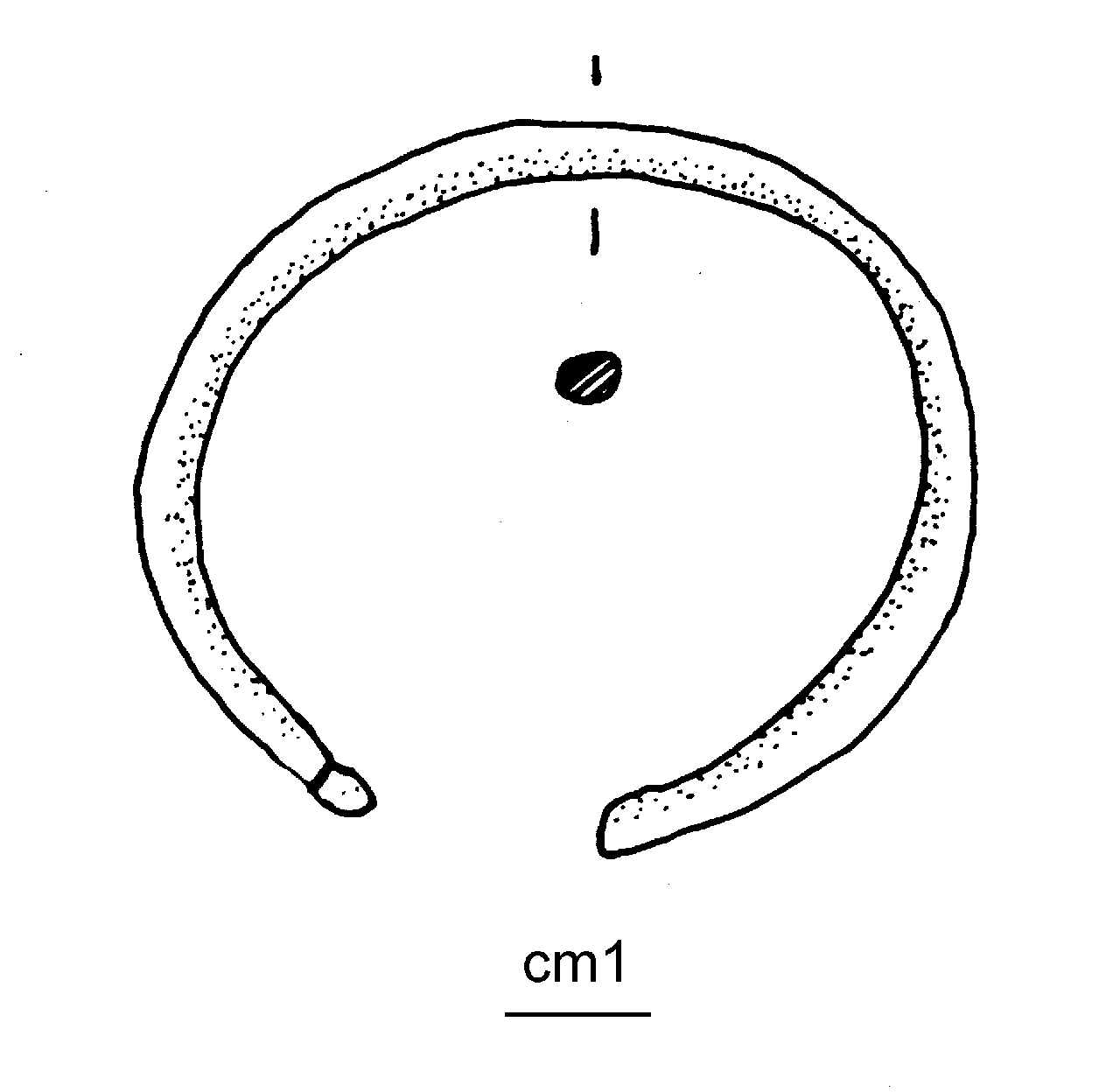 armilla - cultura di Golasecca (seconda metà VI a.C)