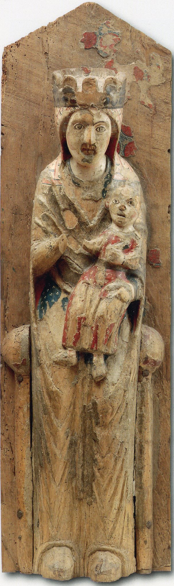 Madonna in trono con il Bambino (scultura, opera isolata) - ambito Italia centrale (fine sec. XIII)