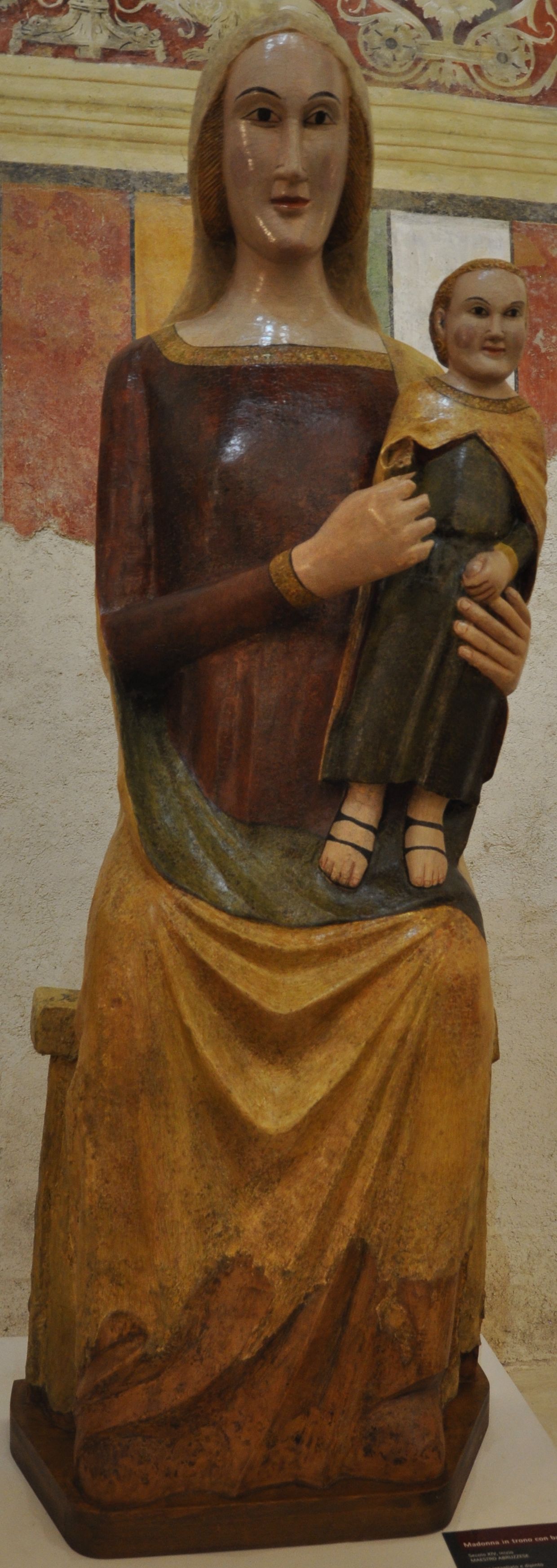 Madonna con Bambino (scultura) - ambito Italia centrale (inizio sec. XIV)