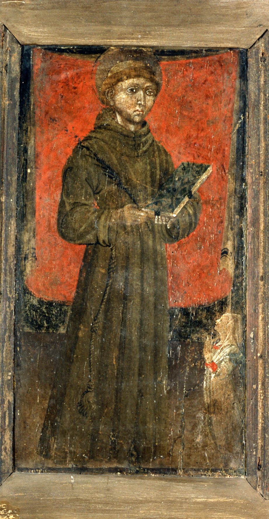 Sant'Antonio da Padova (dipinto) di Delitio Andrea (cerchia) (metà sec. XV)