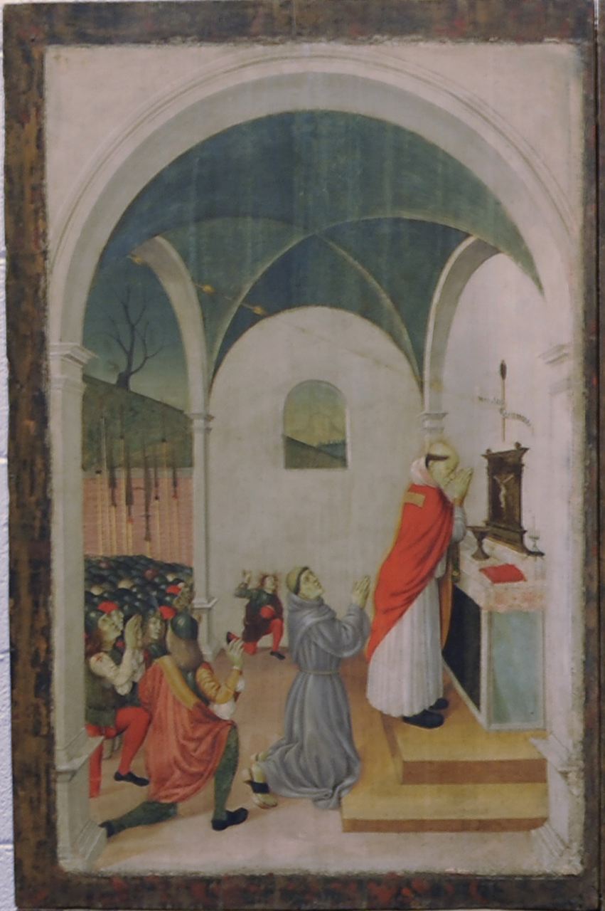 Messa di Peterwardein, La messa ai soldati (dipinto) di Maestro di San Giovanni da Capestrano (attribuito) (fine sec. XV)