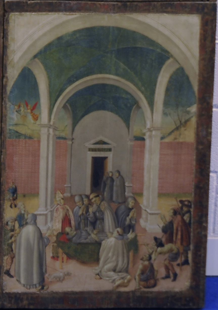 Morte di San Giovanni da Capestrano, La morte di San Giovanni da Capestrano (dipinto) di Maestro di San Giovanni da Capestrano (attribuito) (fine sec. XV)