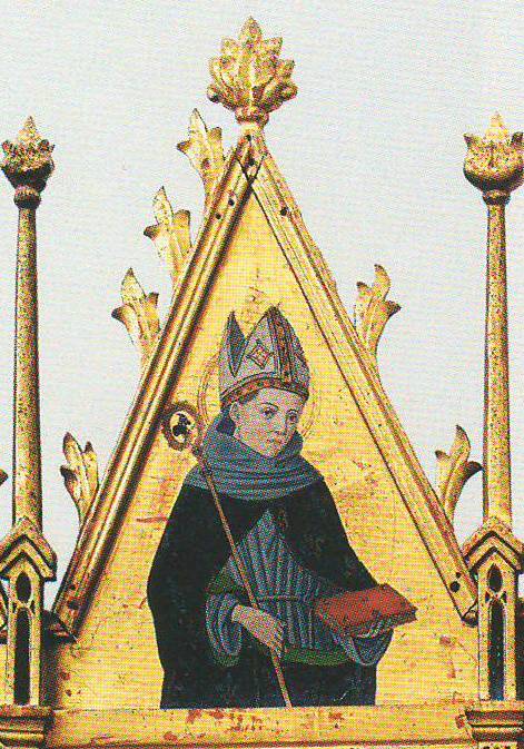 San Ludovico da Tolosa (scomparto di polittico) di Maestro dei Polittici Crivelleschi (ultimo quarto sec. XV)