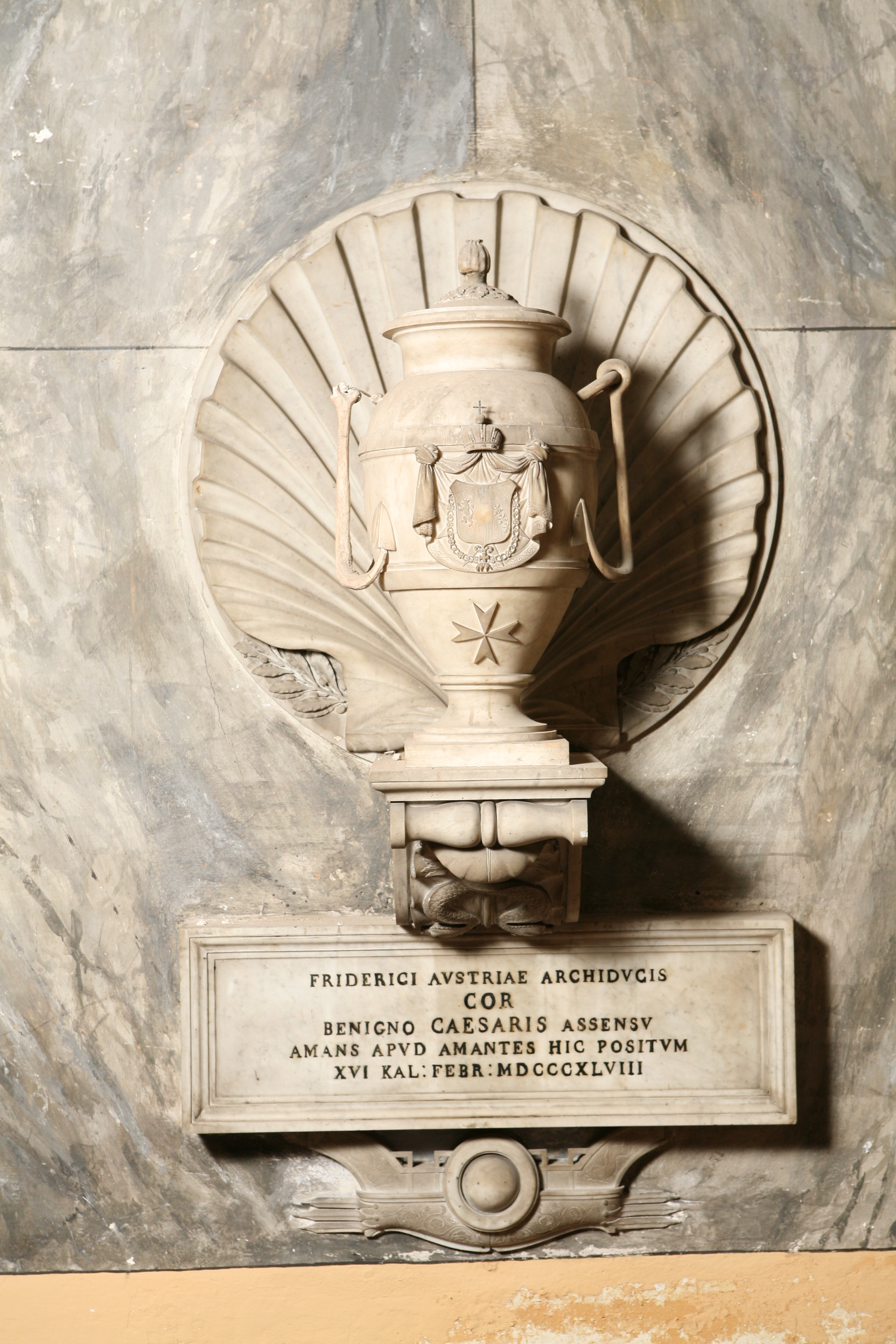 urna del cuore, opera isolata - ambito veneto (prima meta' XIX)