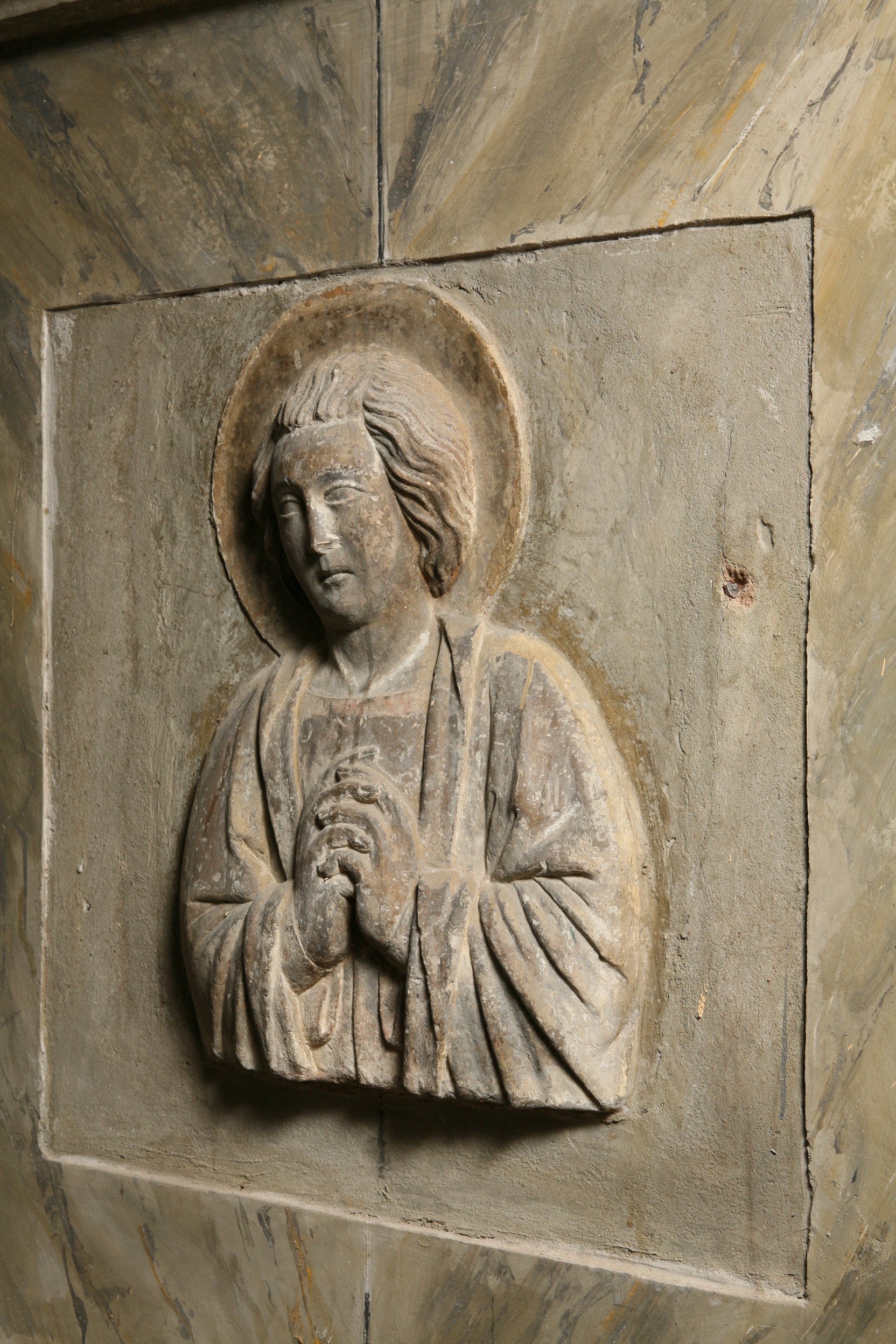 San Giovanni (formella, pendant) - ambito veneto (prima meta' XV)