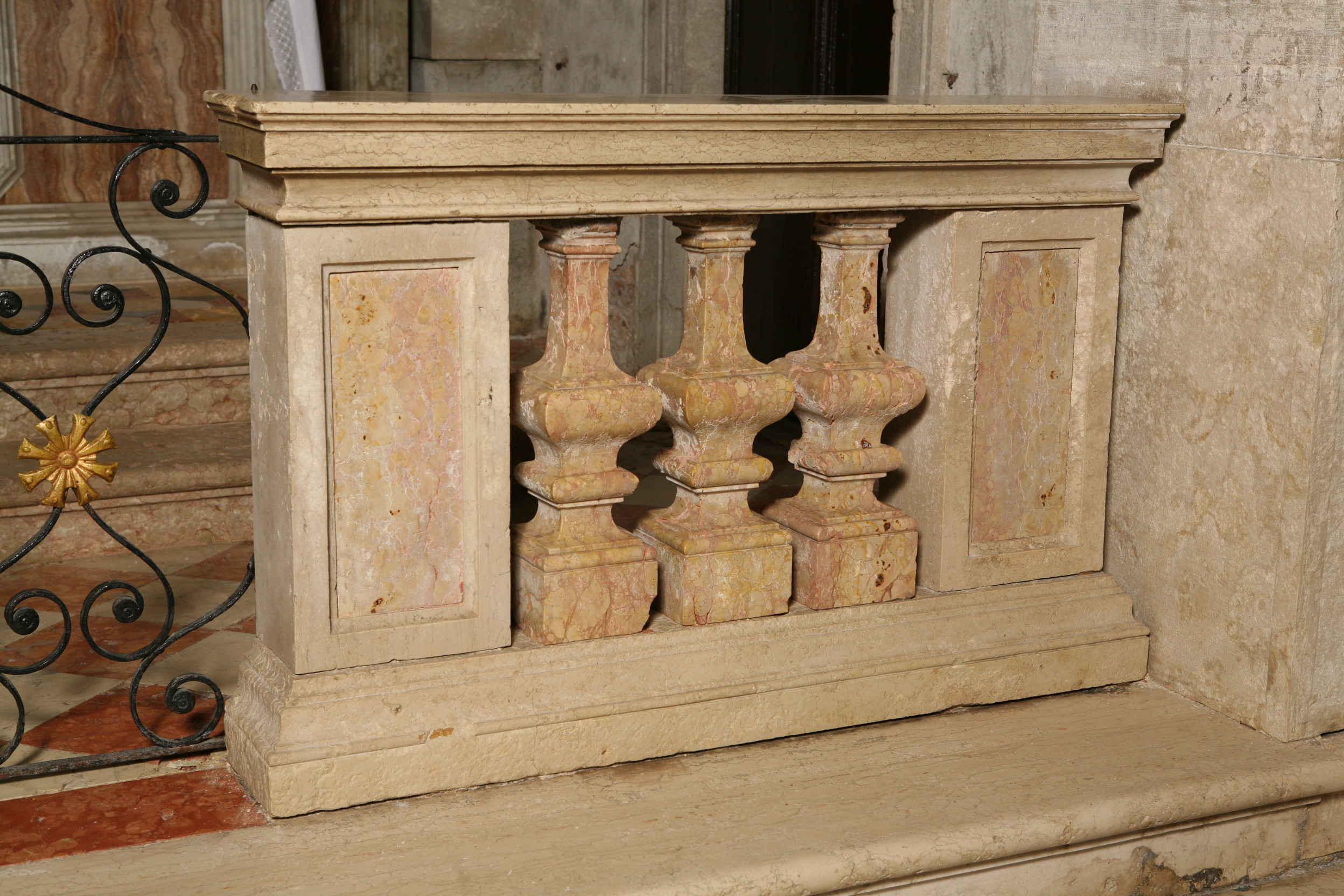 balaustrata, serie di Cozzetti Alvise - bottega veneta (terzo quarto, terzo quarto sec. XVIII, sec. XIX)