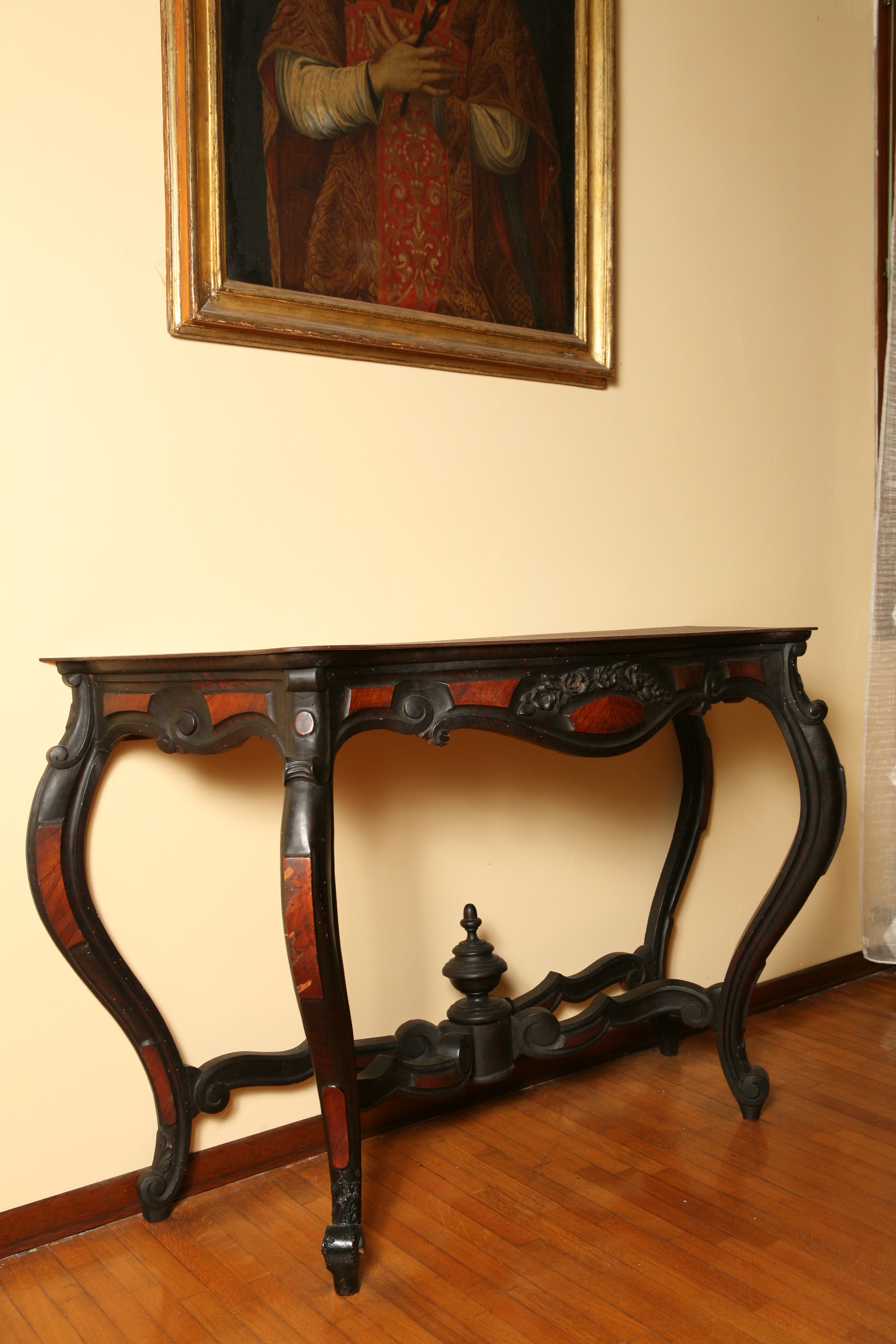 motivi decorativi floreali (console, opera isolata) - bottega italiana (terzo quarto sec. XIX)