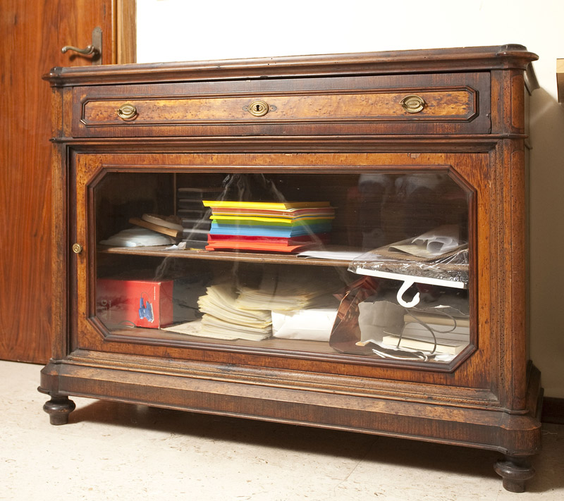 vetrina, opera isolata - bottega italiana (seconda meta' sec. XIX)