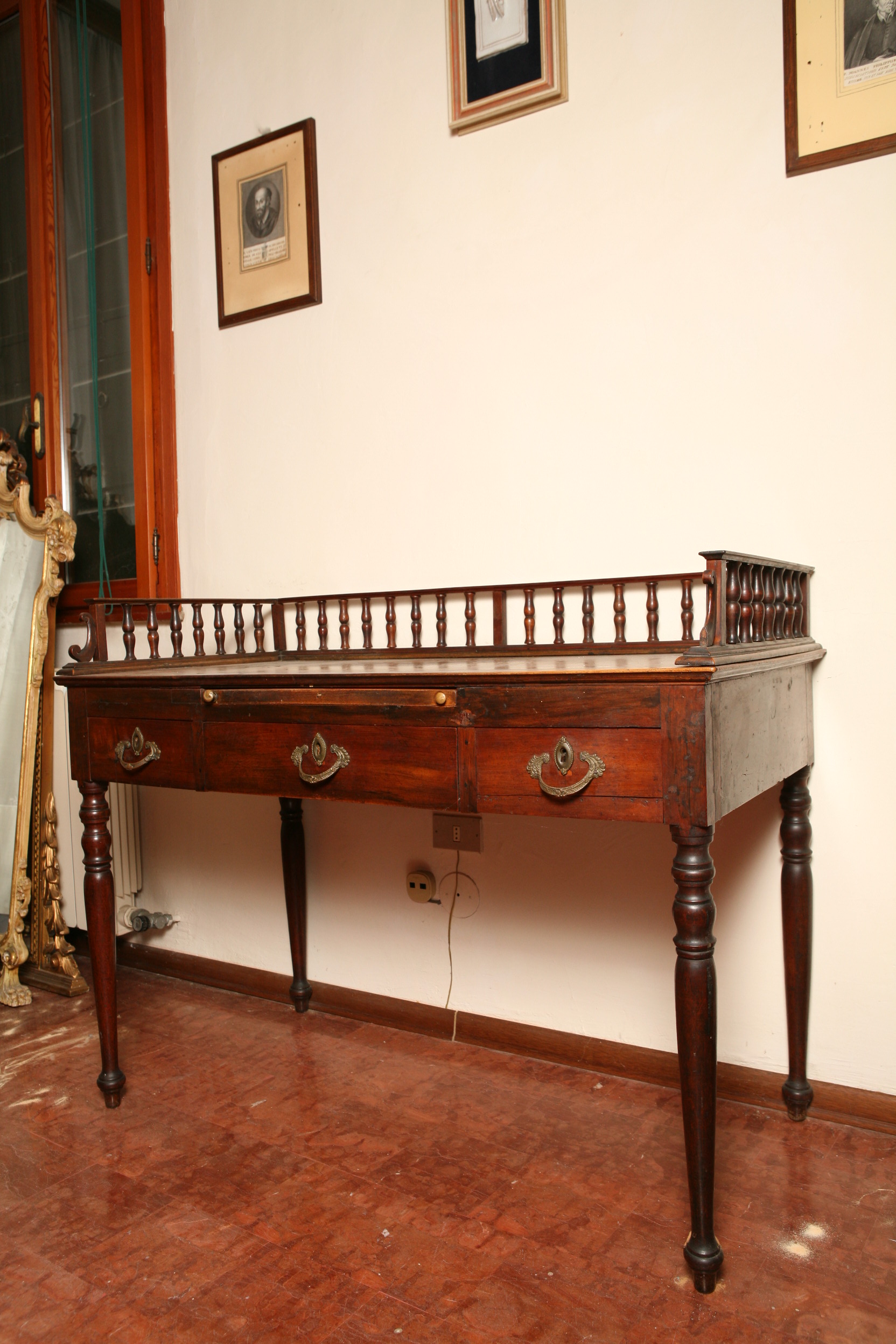 scrittoio, opera isolata - bottega italiana (seconda meta' sec. XIX)