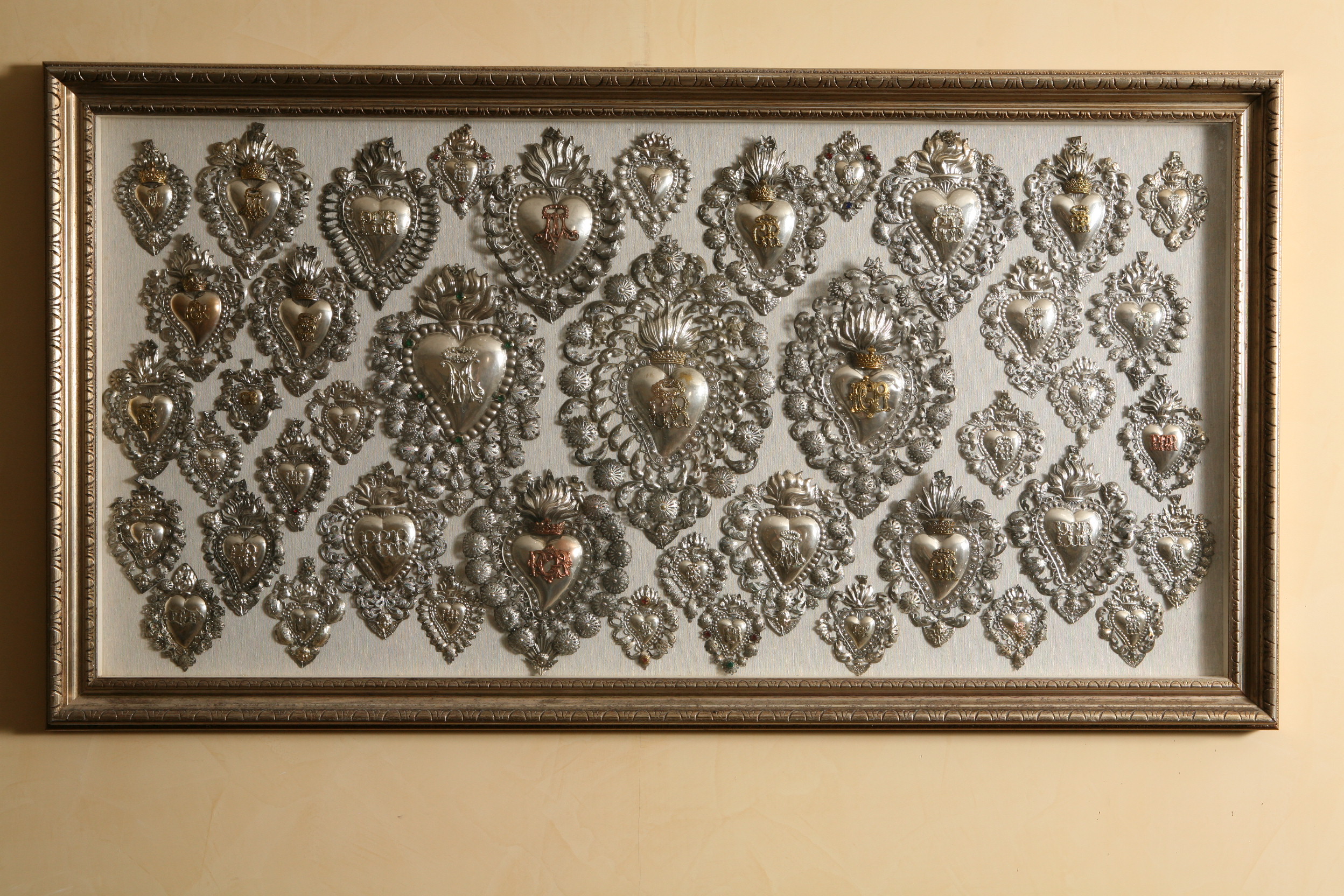 custodia per ex voto, elemento d'insieme - bottega italiana (prima meta' sec. XX)