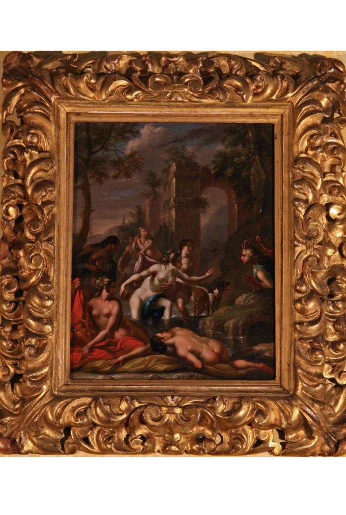 Diana e Atteone con le ninfe, Diana e Atteone (dipinto) di Francesco Albani (attribuito) (prima metà XVII secolo)