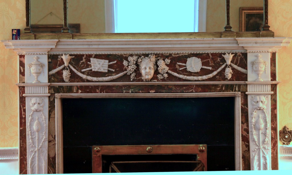 mostra di camino - ambito inglese (seconda metà sec. XVIII)