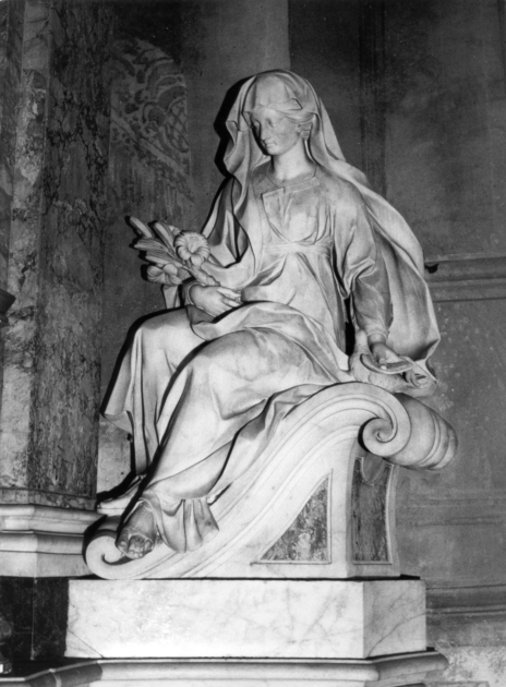 ALLEGORIA DELLA PUREZZA (scultura, elemento d'insieme) di Cybei Giovanni Antonio (sec. XVIII)