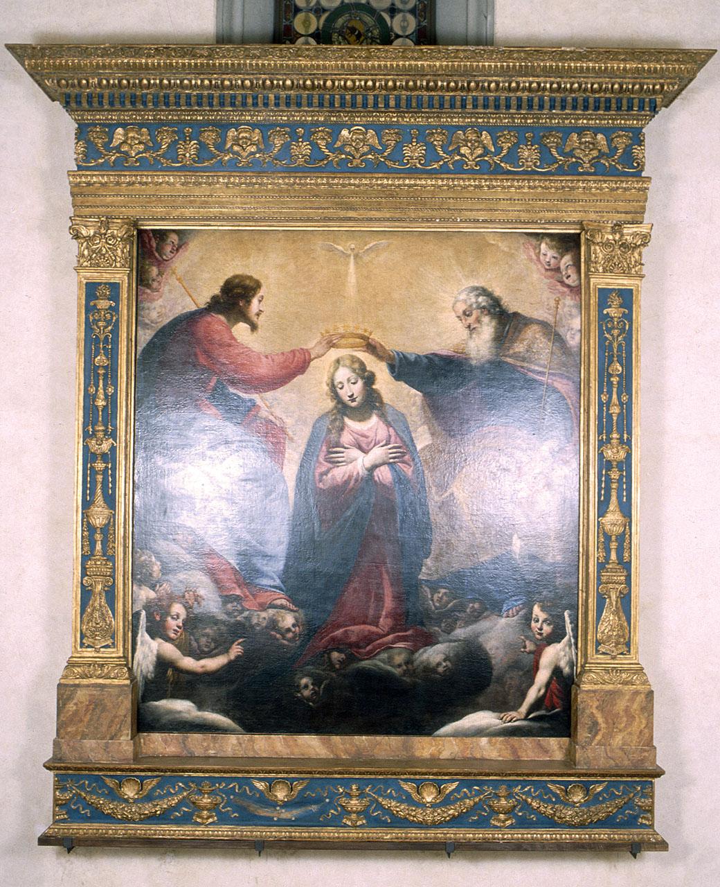 stemma gentilizio della famiglia Medici (cornice) - manifattura toscana (sec. XV)