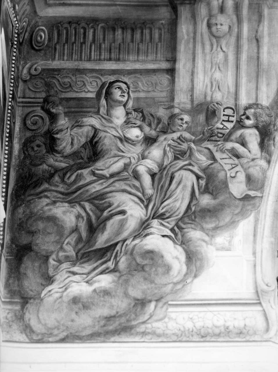 Carità (dipinto) di Ulivelli Cosimo (sec. XVII)