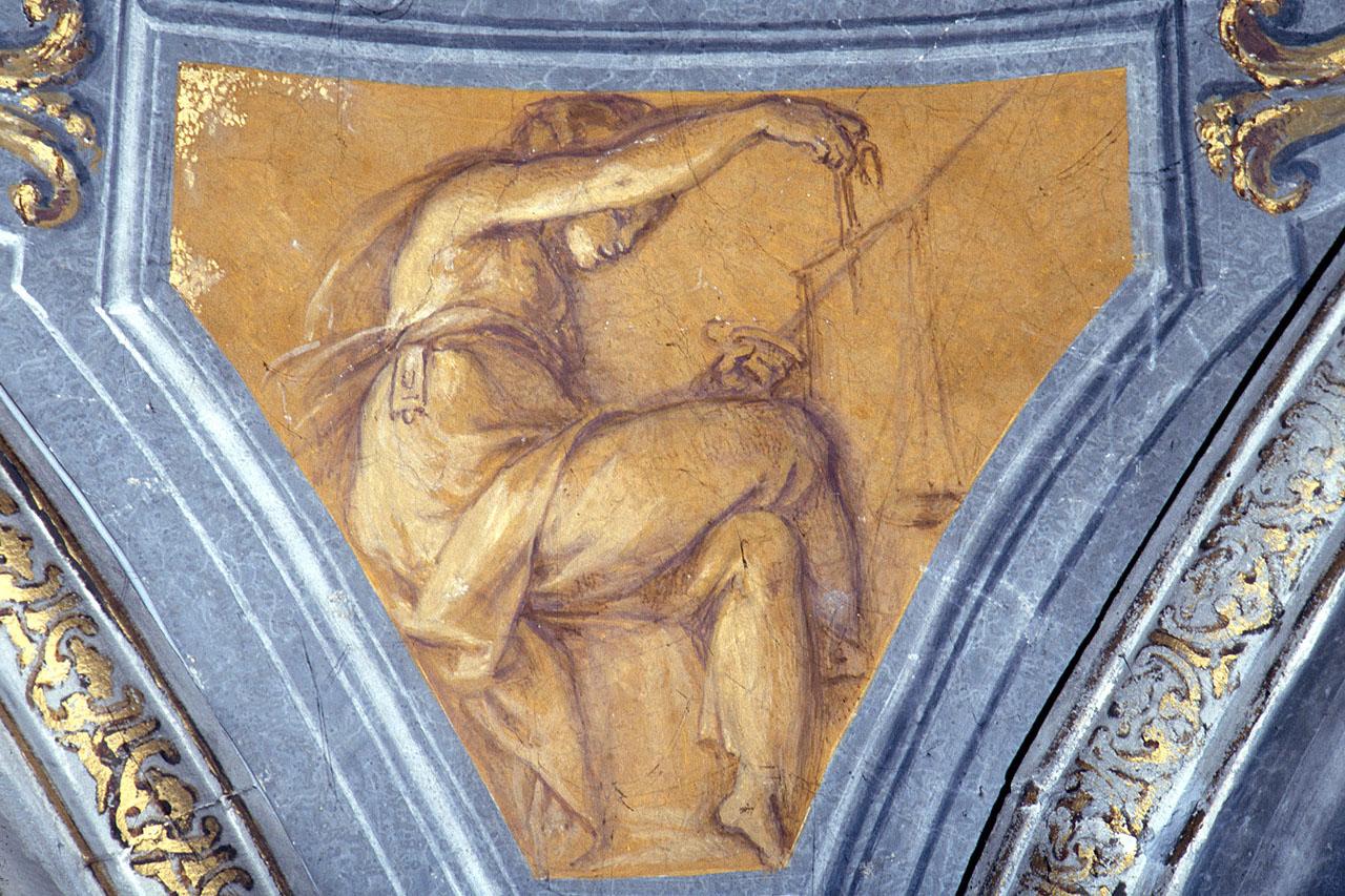 Giustizia (dipinto) di Barbatelli Bernardino detto Poccetti (bottega) (secc. XVI/ XVII)