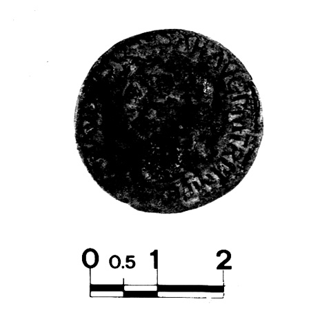 Busto di Claudio; Minerva gradiente (asse) (secondo quarto sec. I d.C)