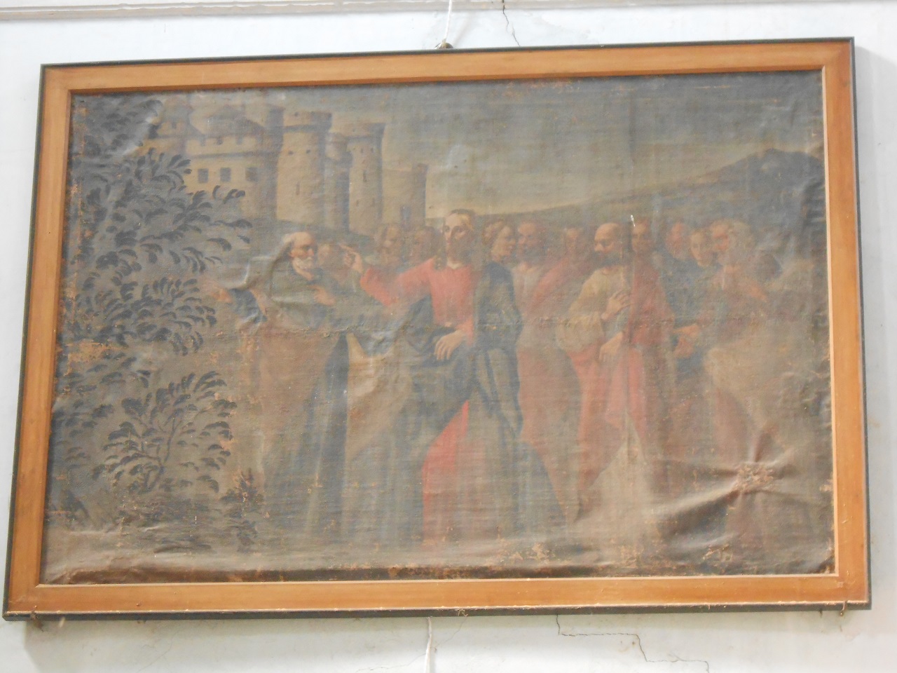 Cristo e gli Apostoli (dipinto, opera isolata) - ambito bresciano (fine/ inizio sec. XVIII/ XIX)