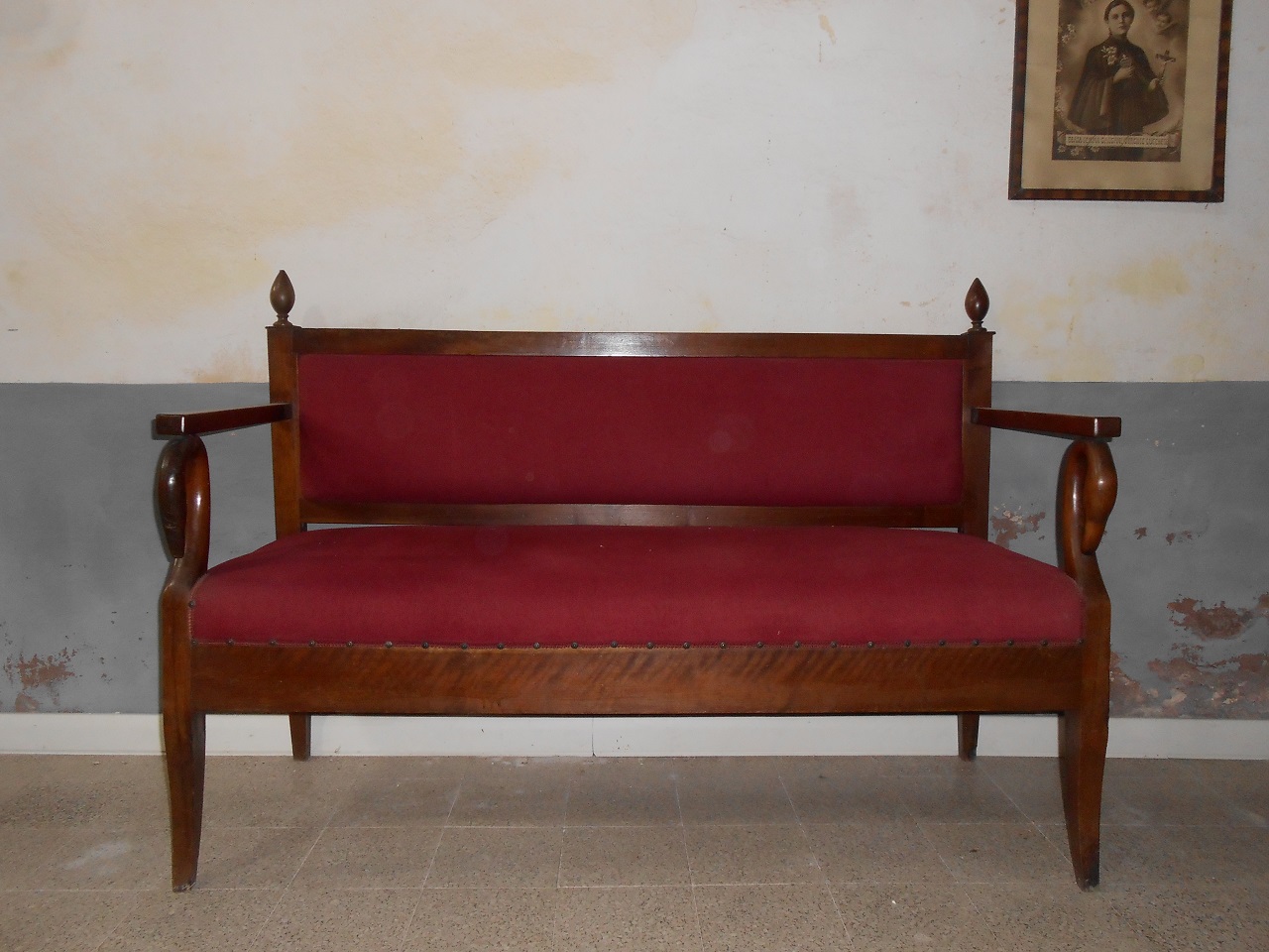 divano, opera isolata - bottega lombarda (primo quarto sec. XIX)