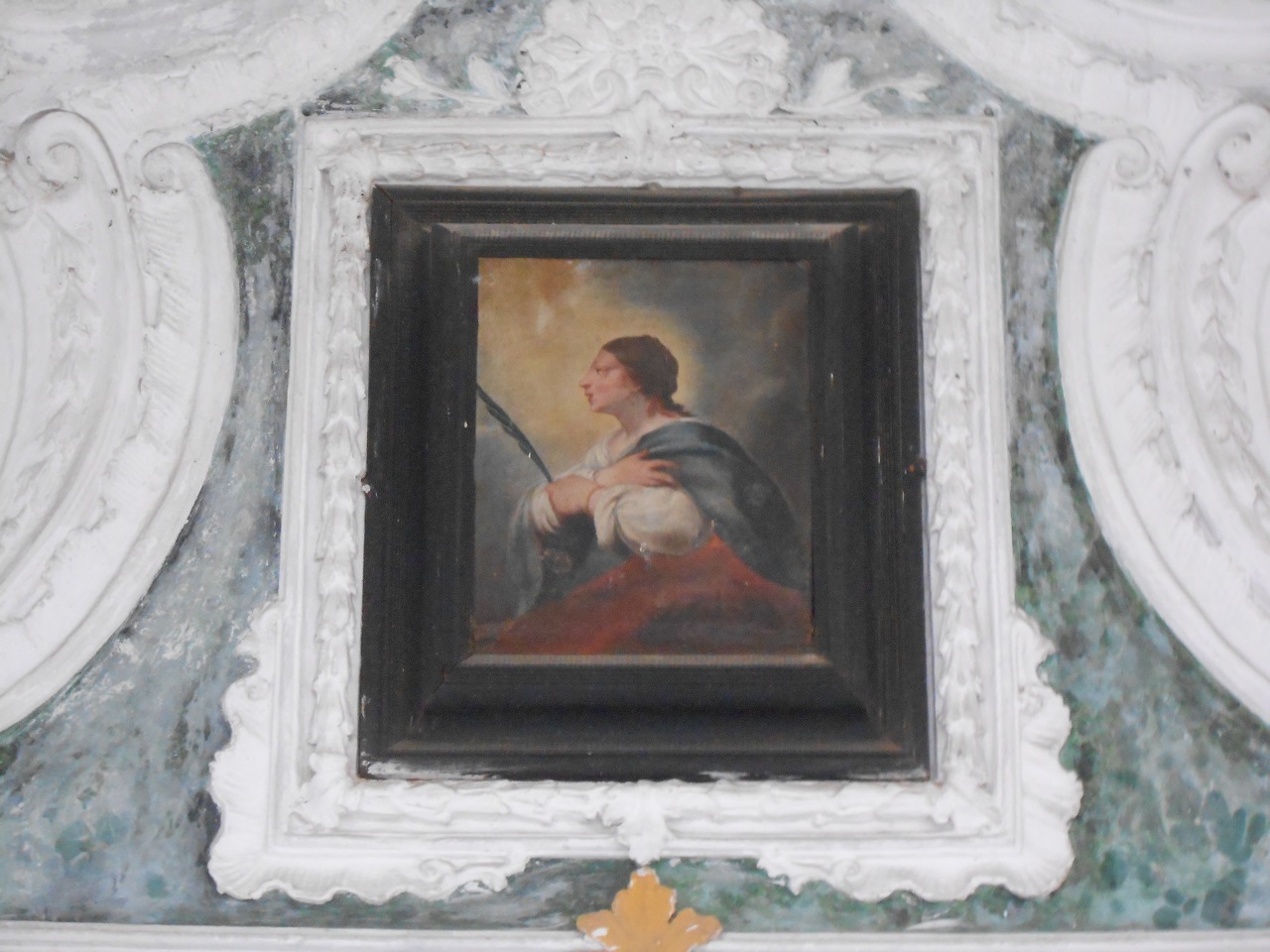 santa martire (dipinto, opera isolata) - ambito emiliano-lombardo (fine/ inizio sec. XVII/ XVIII)