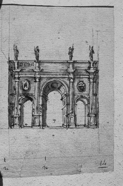 architettura (disegno) - ambito europeo (inizio sec. XIX)