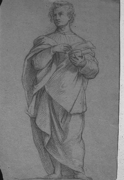 Santo (disegno) - ambito europeo (sec. XIX)