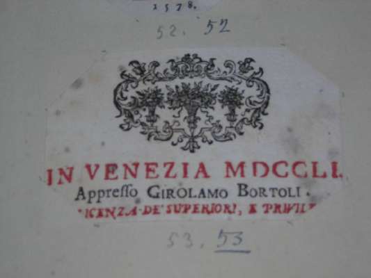 emblema (stampa, frammento) - ambito europeo (sec. XVIII)