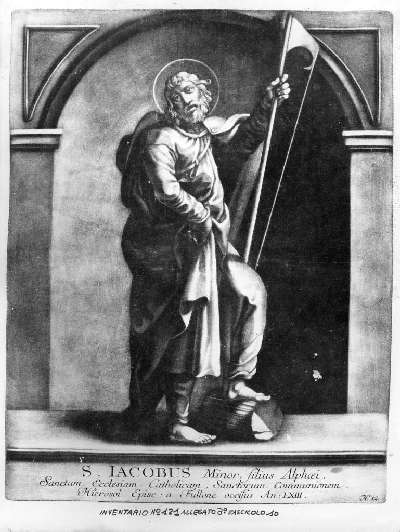 San Giacomo il Minore (stampa) - ambito italiano, ambito italiano, ambito italiano (sec. XVIII)