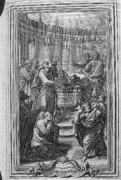 Ignoto Deo (stampa) di Ghezzi Pier Leone, Frezza Giovanni Girolamo (prima metà sec. XVIII)