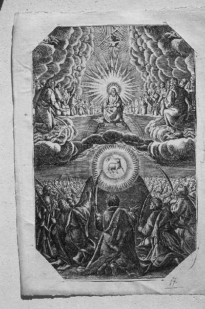 Dio Padre in gloria (stampa) - ambito Europa settentrionale, ambito Europa settentrionale (sec. XVII)