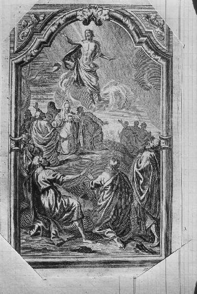 Trasfigurazione (stampa) di Falconi Bernardo (prima metà sec. XVIII)