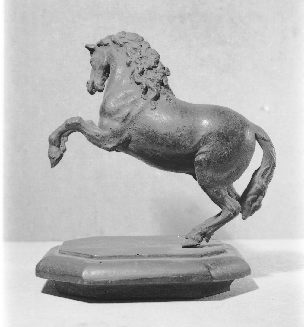 cavallo (statuetta, opera isolata) di Jean de Boulogne detto Giambologna (bottega) (fine/ inizio secc. XVI/ XVII)
