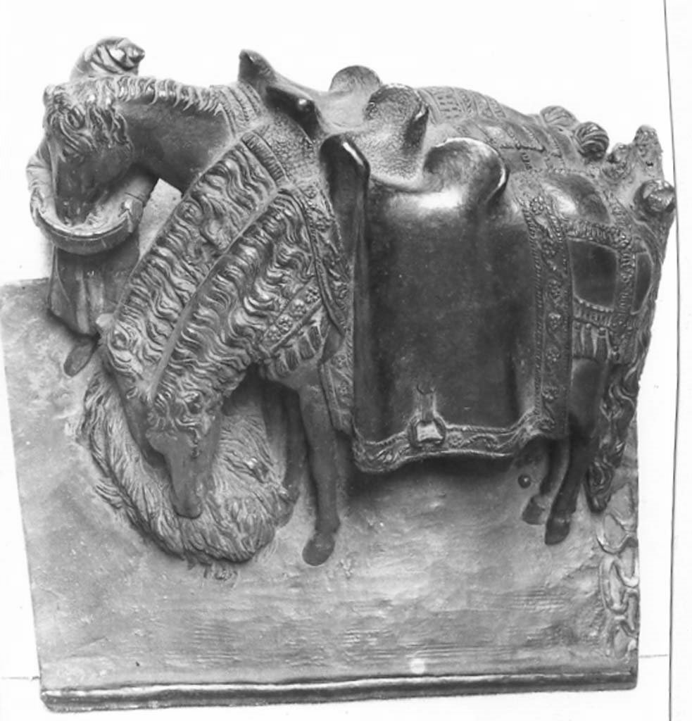 cavalli (rilievo, opera isolata) di Briosco Andrea detto Riccio (attribuito) (fine/ inizio secc. XV/ XVI)