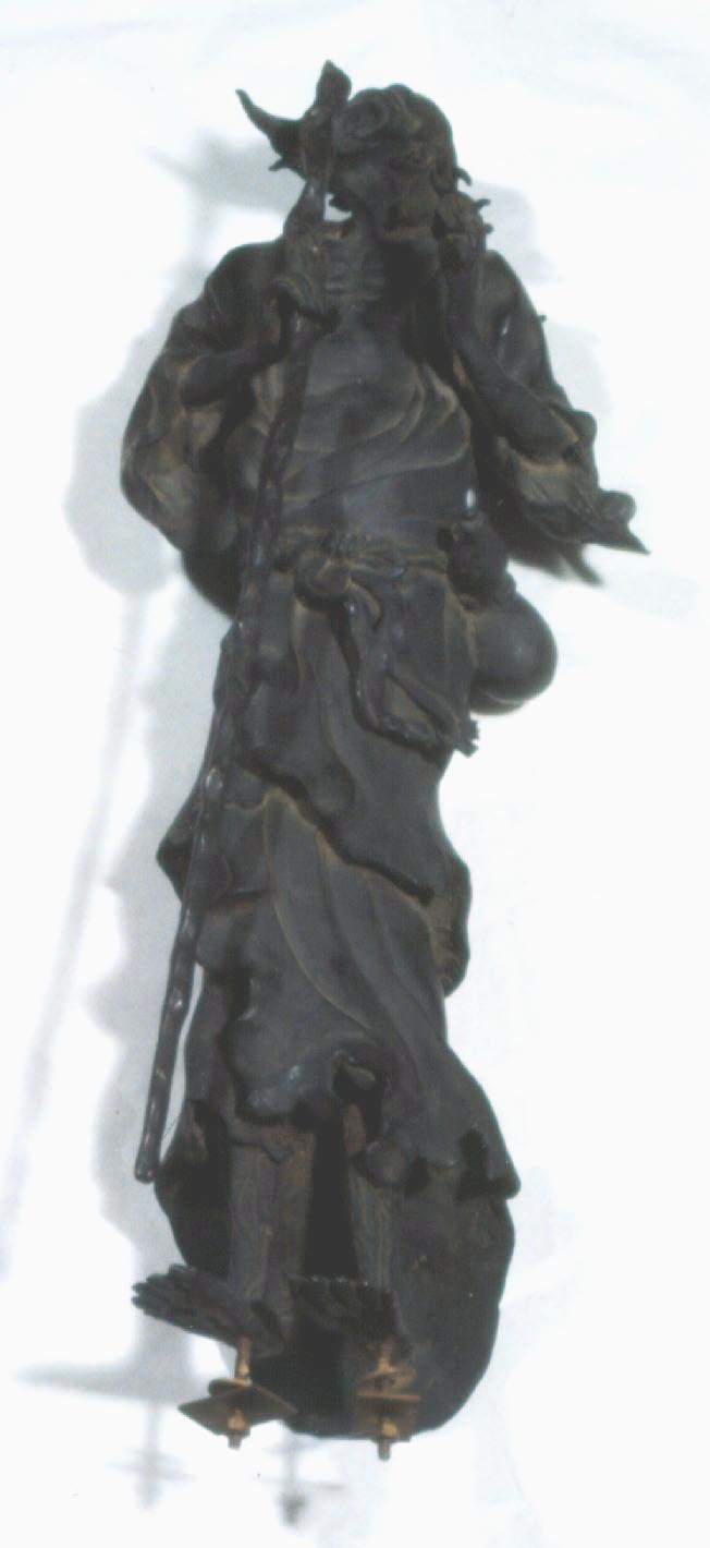 viandante (statua, opera isolata) - ambito cinese (sec. XV)