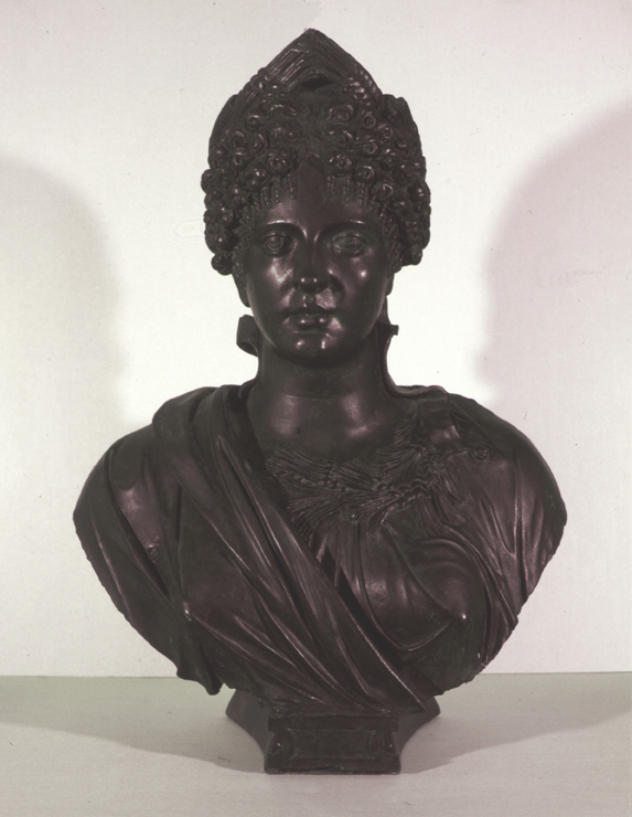 busto ritratto di Sabina come Cerere (busto, opera isolata) di Lombardo Ludovico (attribuito) (terzo quarto sec. XVI)