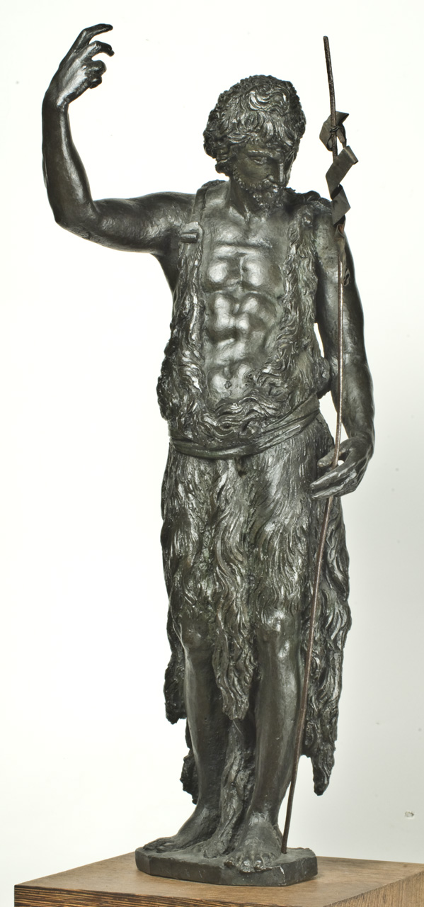 San Giovanni Battista (statuetta, opera isolata) di Tatti Jacopo detto Sansovino (bottega) (metà sec. XVI)