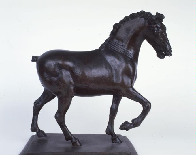 cavallo (statuetta, opera isolata) - bottega padovana (prima metà sec. XVI)