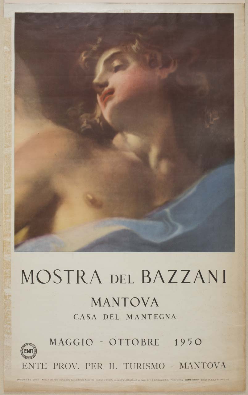 particolare della Visione di San Tommaso d'Aquino di Giuseppe Bazzani (manifesto) - ambito italiano (sec. XX)