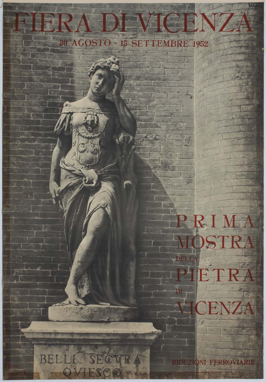 riproduzione fotografica della statua della Pace di Lorenzo Rubini (manifesto) di Vajenti Giampaolo (sec. XX)
