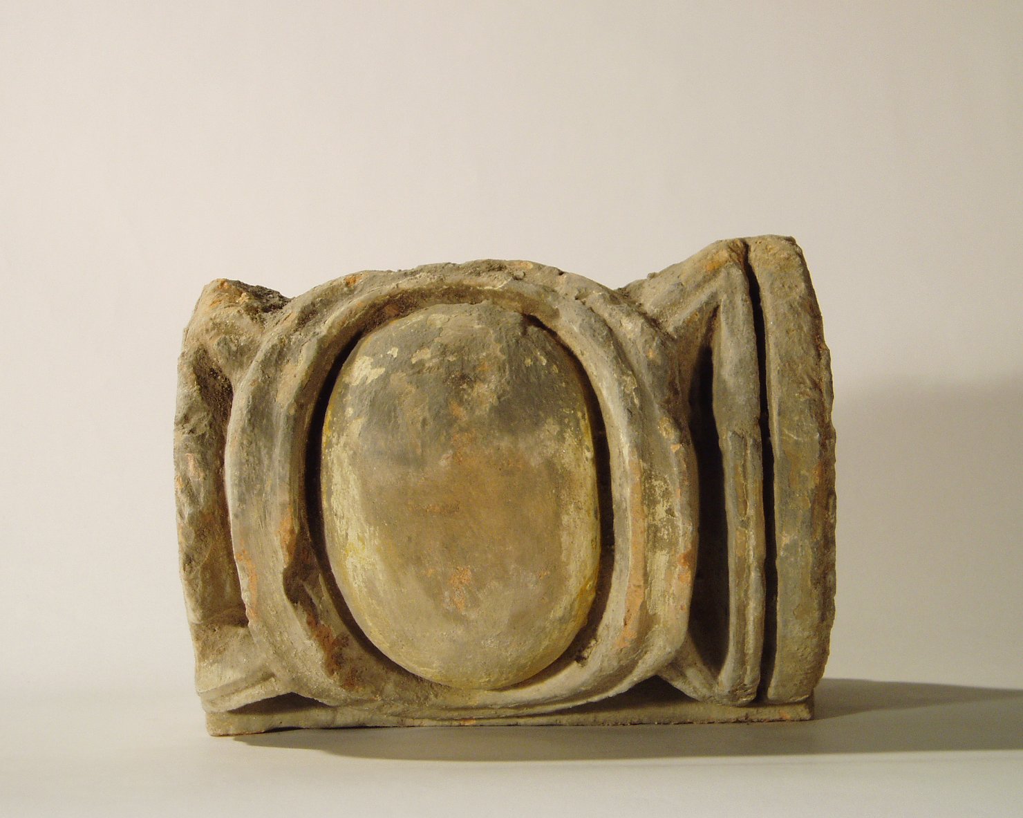 motivo decorativo a ovoli (elemento di decorazione architettonica a rilievo - profilo a ovolo) - manifattura mantovana (?) (XV)