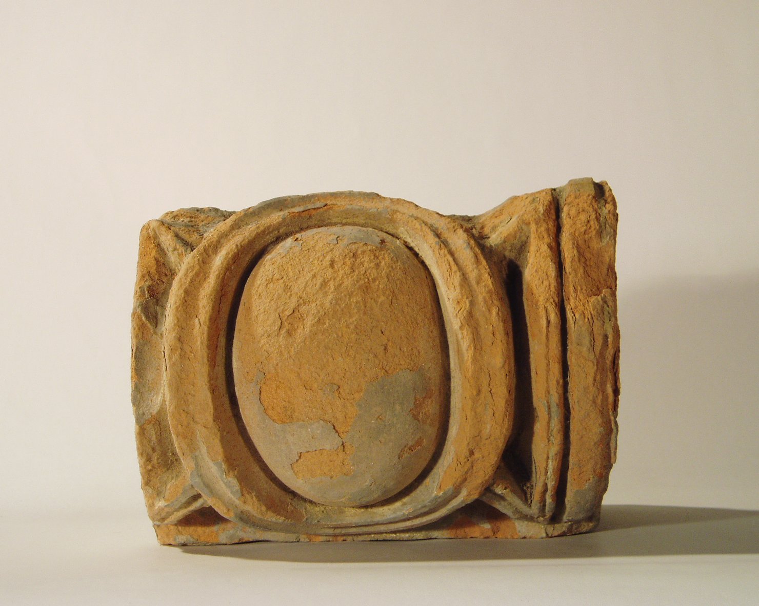 motivo decorativo a ovoli (elemento di decorazione architettonica a rilievo - profilo a ovolo) - manifattura mantovana (?) (XV)