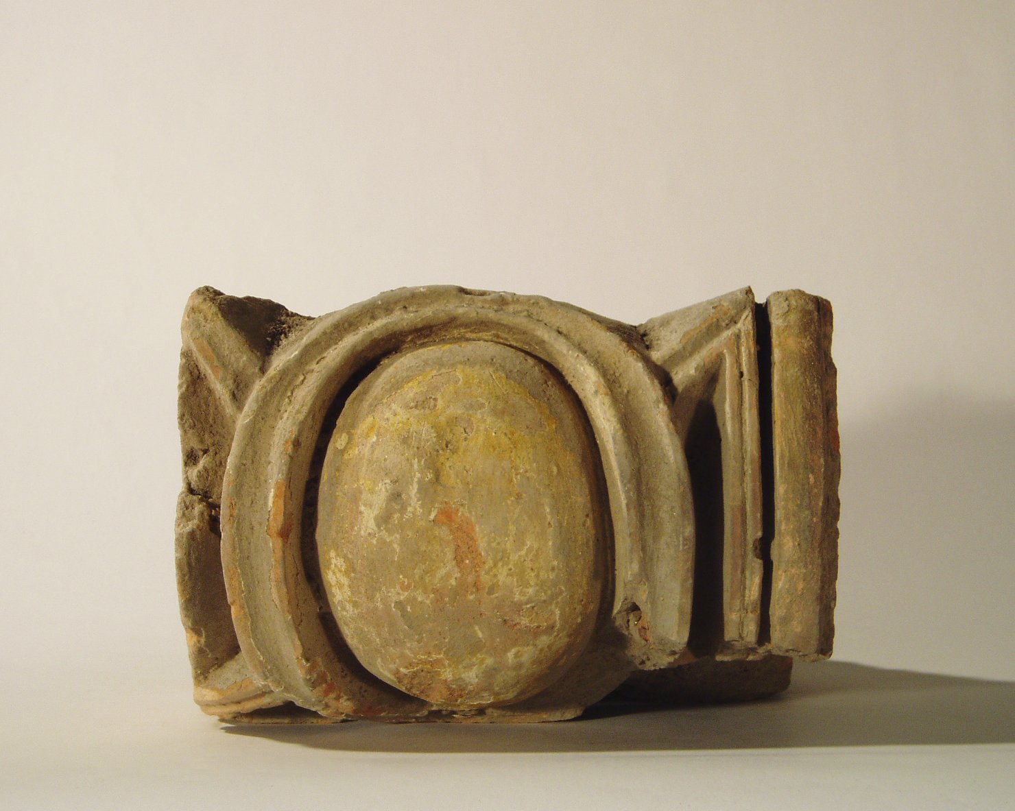 motivo decorativo a ovoli (elemento di decorazione architettonica a rilievo - profilo a ovolo) - manifattura mantovana (?) (XV)