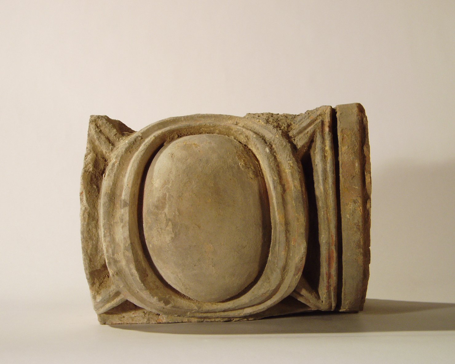 motivo decorativo a ovoli (elemento di decorazione architettonica a rilievo - profilo a ovolo) - manifattura mantovana (?) (XV)