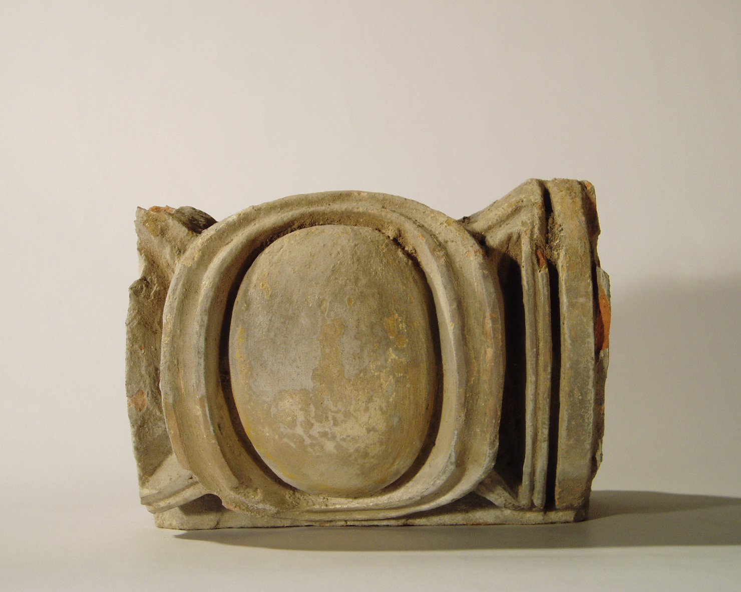 motivo decorativo a ovoli (elemento di decorazione architettonica a rilievo - profilo a ovolo) - manifattura mantovana (?) (XV)