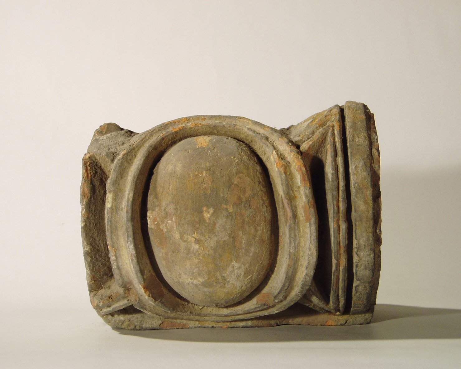 motivo decorativo a ovoli (elemento di decorazione architettonica a rilievo - profilo a ovolo) - manifattura mantovana (?) (XV)