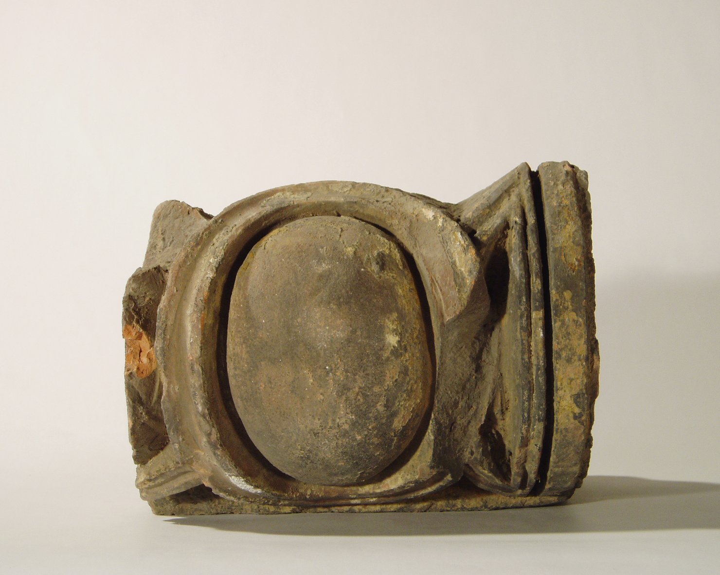 motivo decorativo a ovoli (elemento di decorazione architettonica a rilievo - profilo a ovolo) - manifattura mantovana (?) (XV)