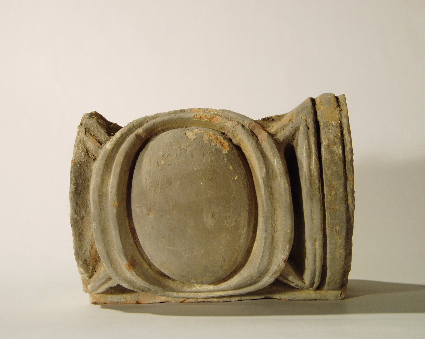 motivo decorativo a ovoli (elemento di decorazione architettonica a rilievo - profilo a ovolo) - manifattura mantovana (?) (XV)