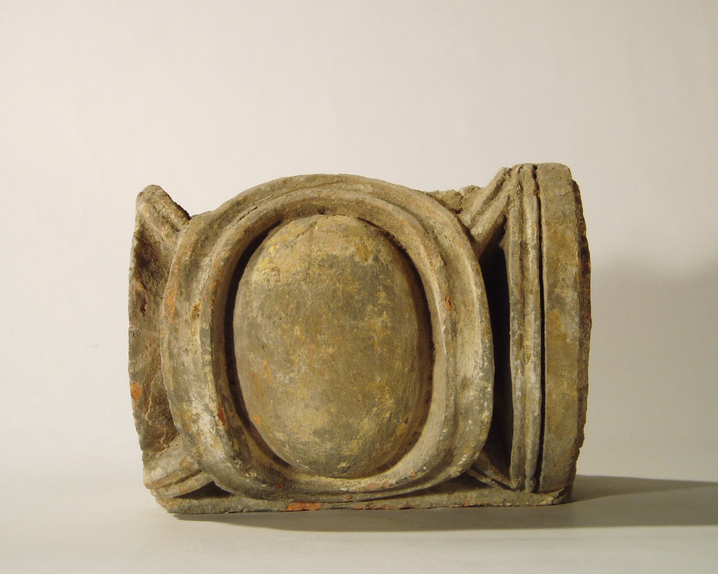 motivo decorativo a ovoli (elemento di decorazione architettonica a rilievo - profilo a ovolo) - manifattura mantovana (?) (XV)