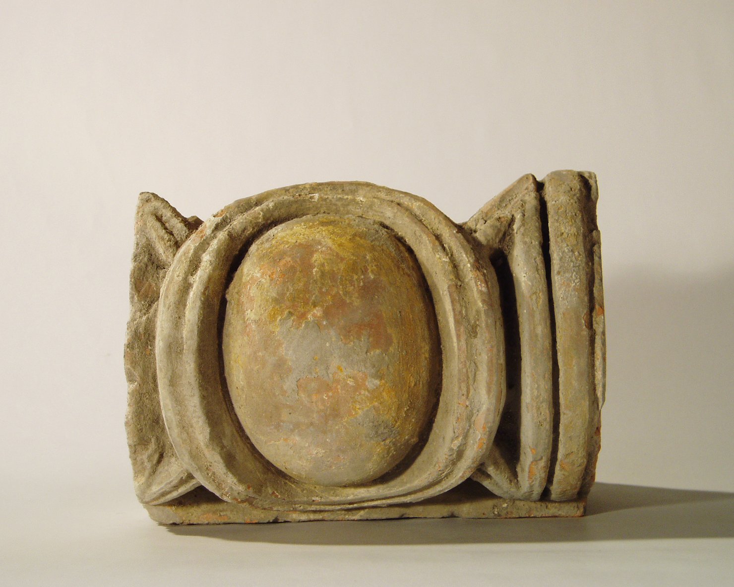 motivo decorativo a ovoli (elemento di decorazione architettonica a rilievo - profilo a ovolo) - manifattura mantovana (?) (XV)